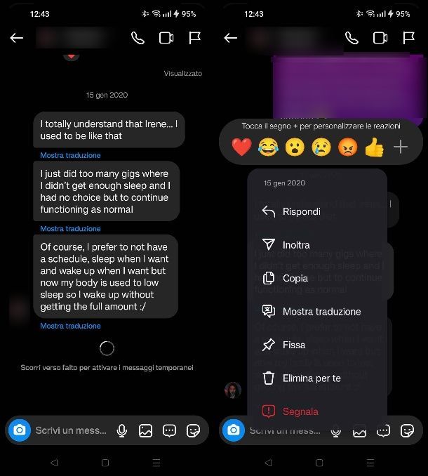 Come cambiare la lingua dei messaggi su Instagram