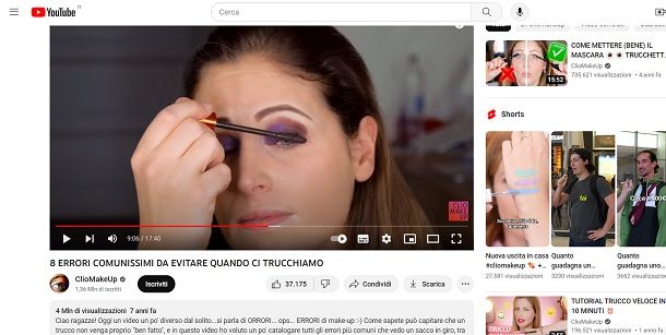 La nicchia di YouTube sui suggerimenti di bellezza