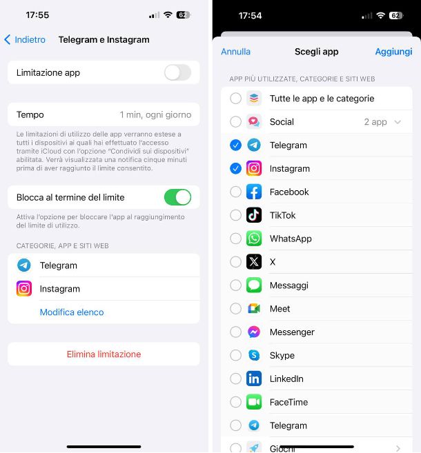 Come togliere il blocco app su iPhone