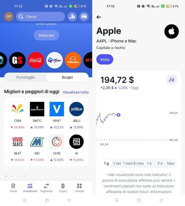 Revolut azioni apple