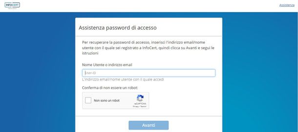 Assistenza SPID InfoCert