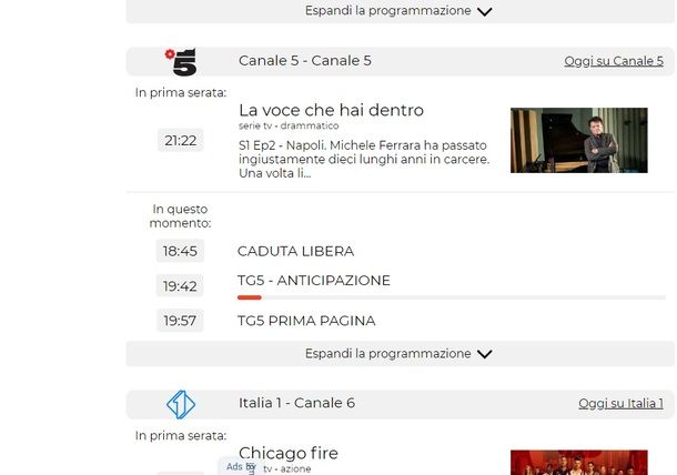 Oggi In TV PC