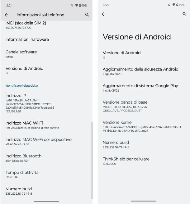 Come verificare la versione di Android