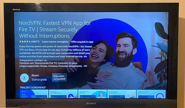 Come installare una VPN su Fire TV Stick