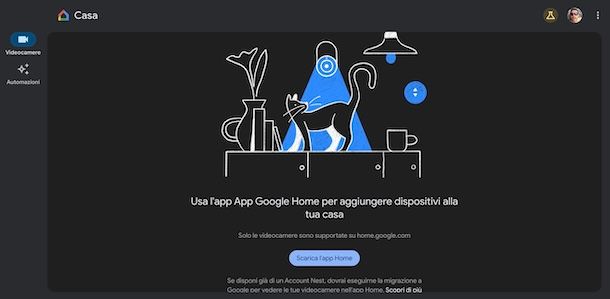 Google Home Web