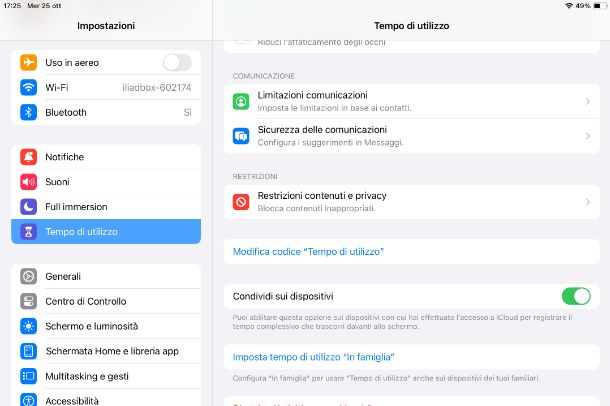 Come togliere codice restrizione iPad