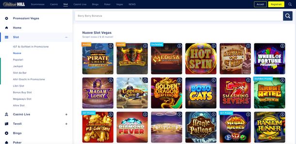 William Hill — slot machine