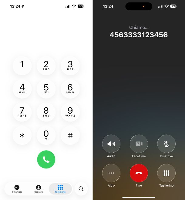 Stringa sapere se numero &egrave; Vodafone
