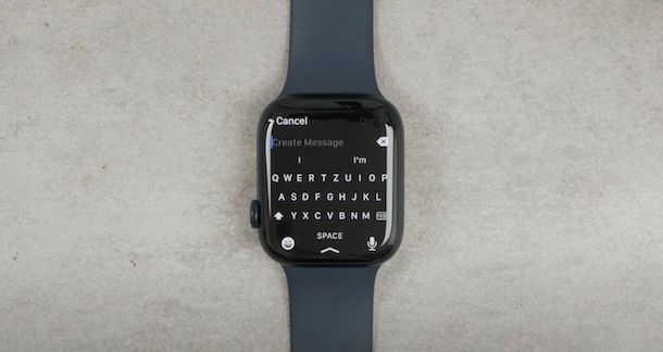 Tastiera su Apple Watch