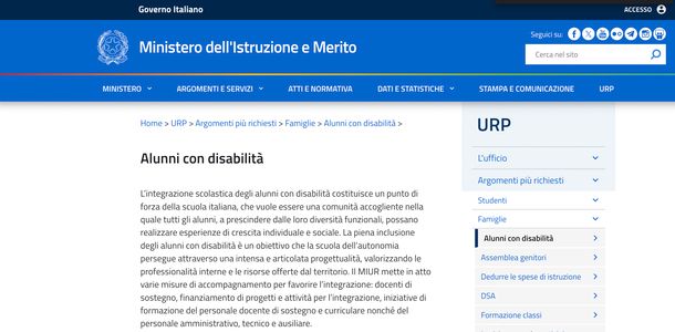 MIM alunni con disabilità