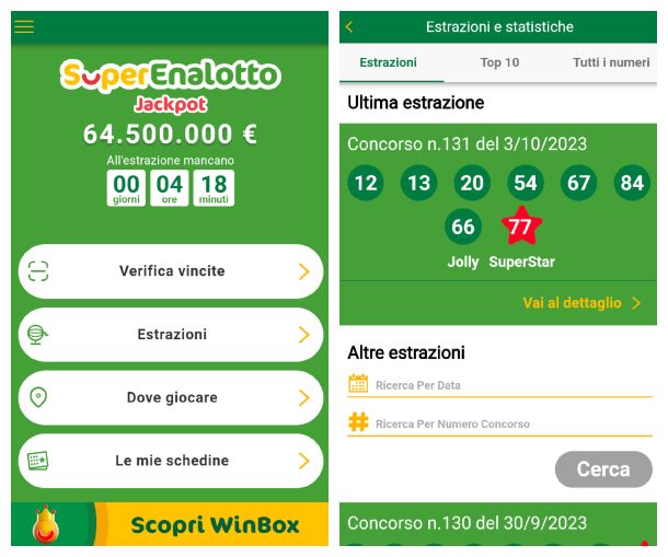 SuperEnalotto Info app