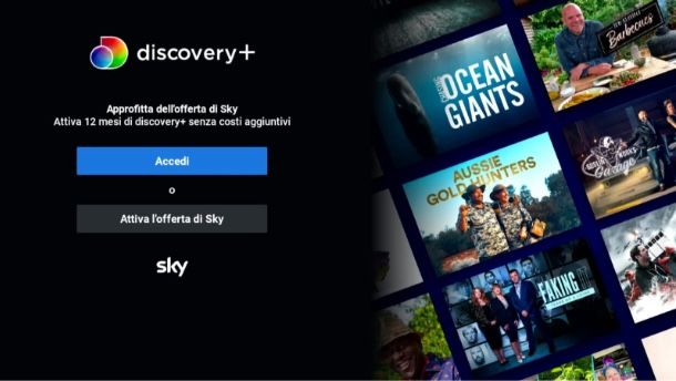 Come attivare Discovery su Sky