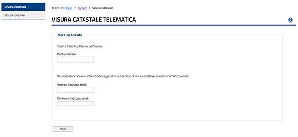 Come scaricare visura catastale per ISEE