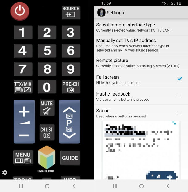 TV Samsung Remote Control