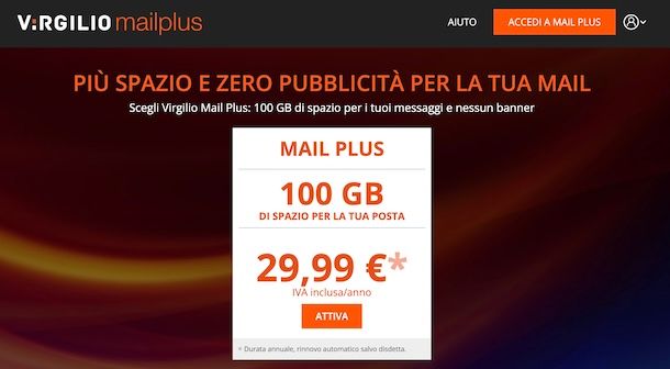 Virgilio Mail Plus