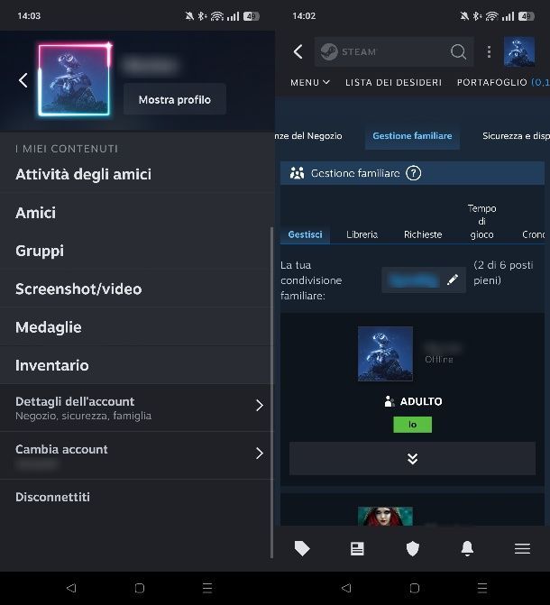Come condividere la libreria Steam su smartphone e tablet