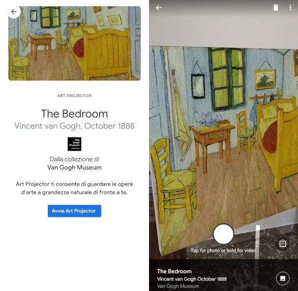 funzione AR app Google Arts and Culture