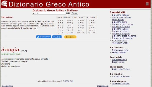 Dizionario greco antico olivetti