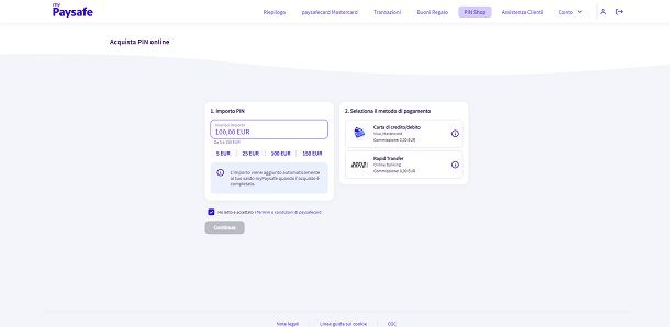 Come ricaricare paysafecard