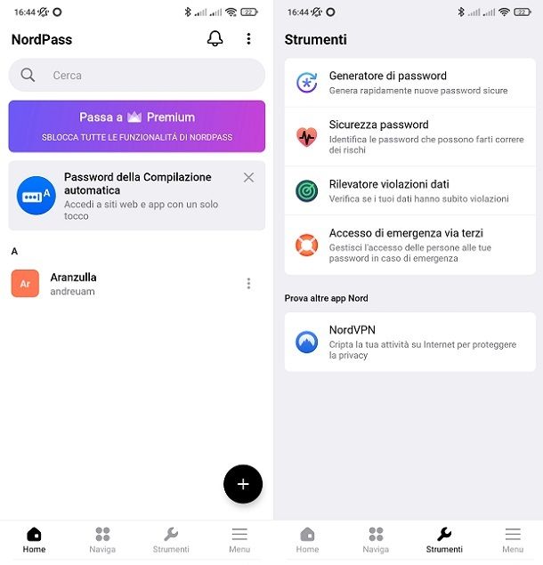 App per password manager