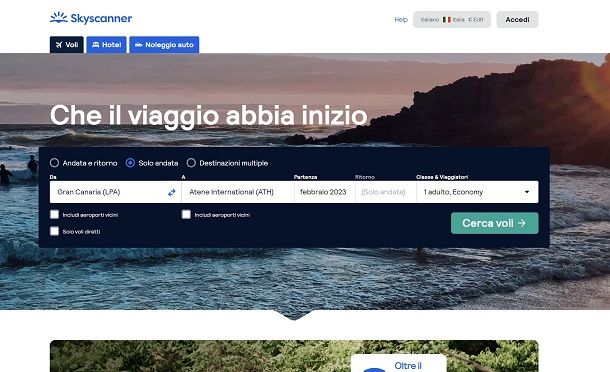 skyscanner sito
