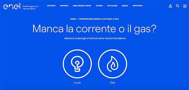 Come segnalare un guasto Enel Energia