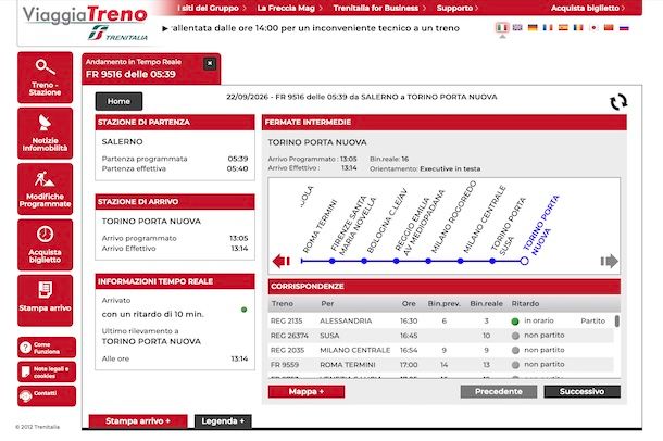Viaggia Treno di Trenitalia