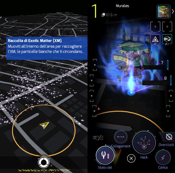 schermate app Ingress Prime