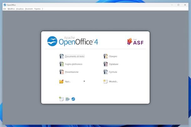OpenOffice Windows