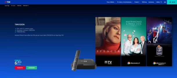 Come attivare Discovery Plus con TIMVISION