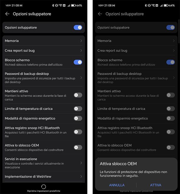 Sblocco del bootloader