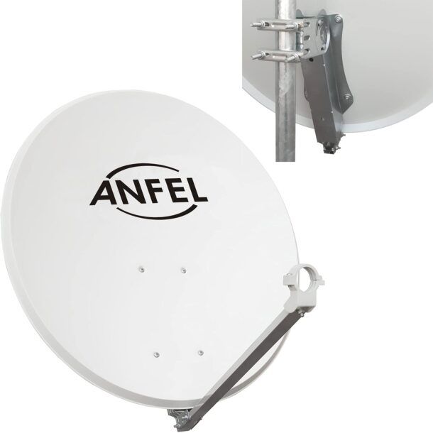 Antena parabólica offset de fibra de 65 cm 10,7-12,75 GHz 35,2 dB