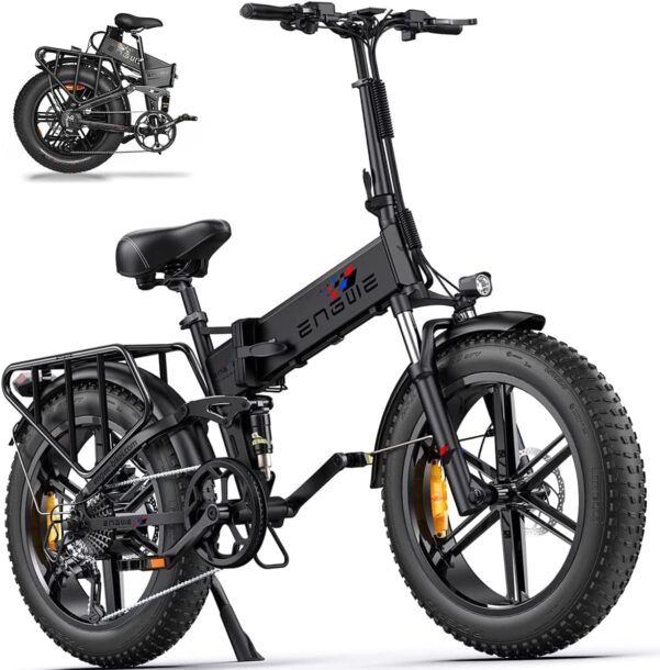 Bicicletta Elettrica FAFREES F20 MAX Pieghevole 20″ Fat Tire 48V 22.5AH
