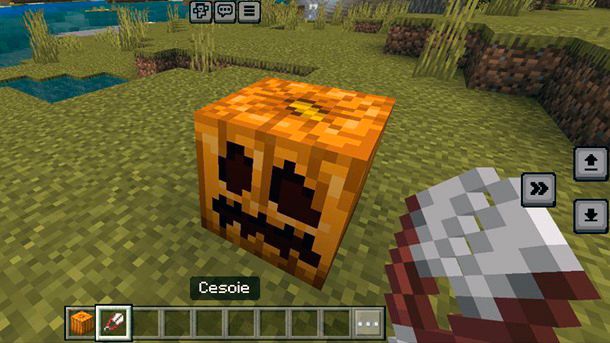 Come intagliare una zucca Minecraft Bedrock Edition