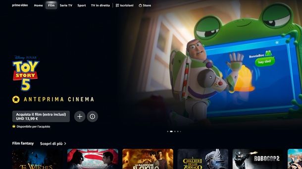 Siti per film streaming Amazon Prime Video