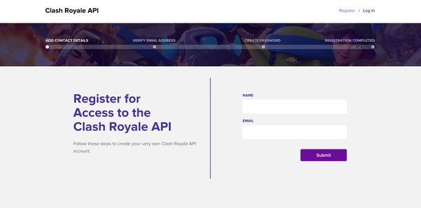 Clash royale API