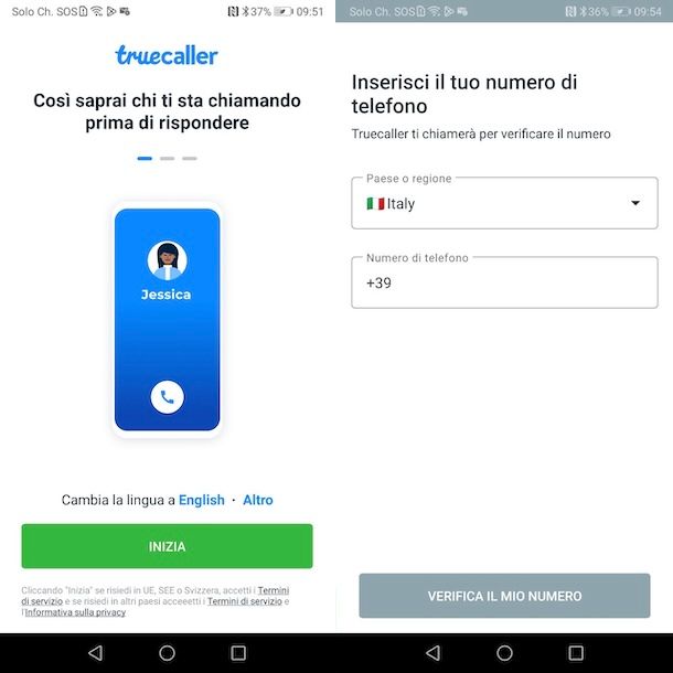 Truecaller su Android