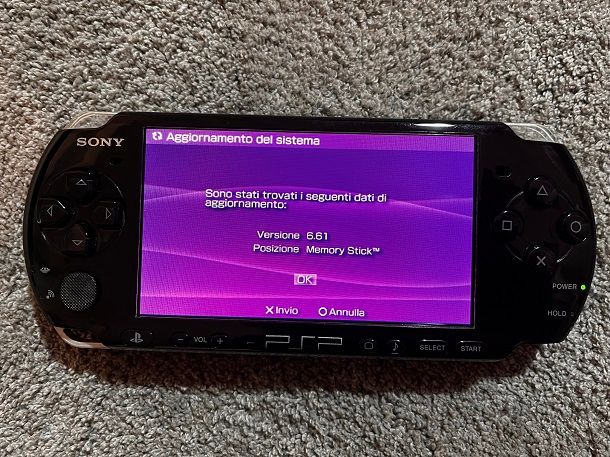 Come modificare la PSP 6.61 1