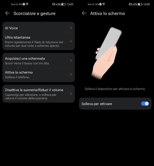 Come accendere il telefono con due tocchi