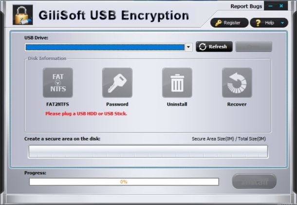GiliSoft USB Encryption