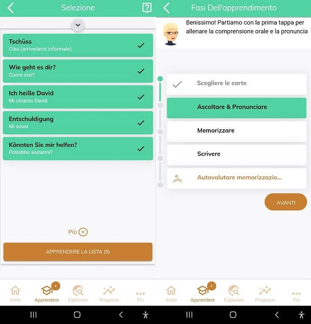 App per imparare il tedesco