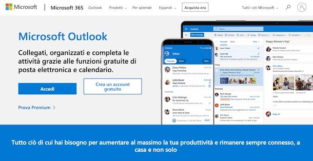 Creare account Hotmail gratis