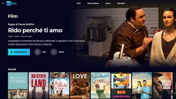 SIti per film RaiPlay