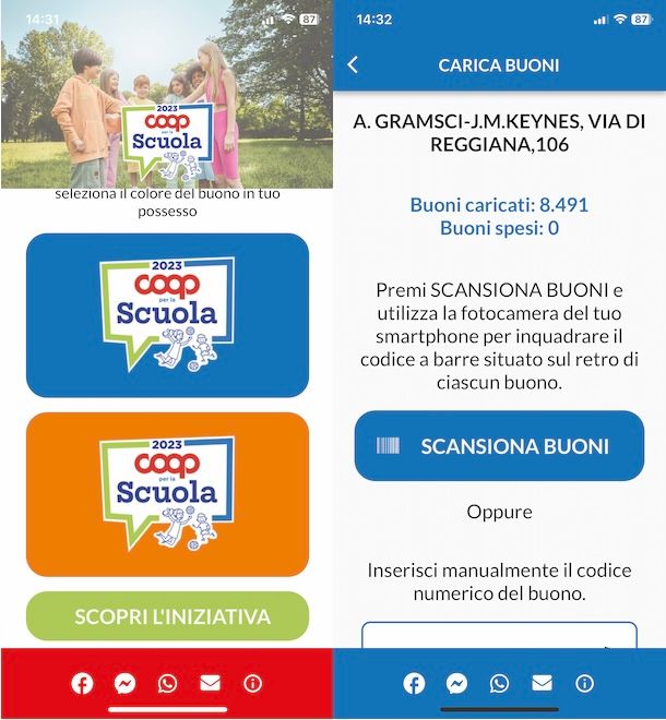 App Coop per la scuola