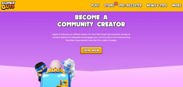 Community Creator Stumble Guys