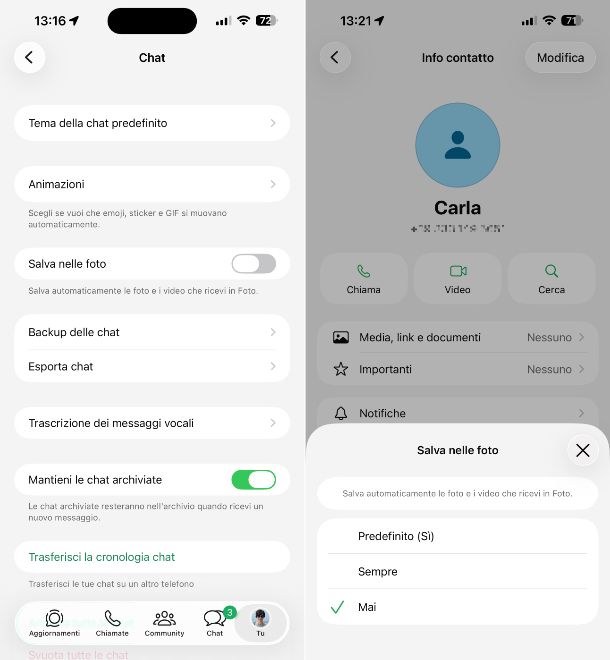 WhatsApp iPhone e iPad