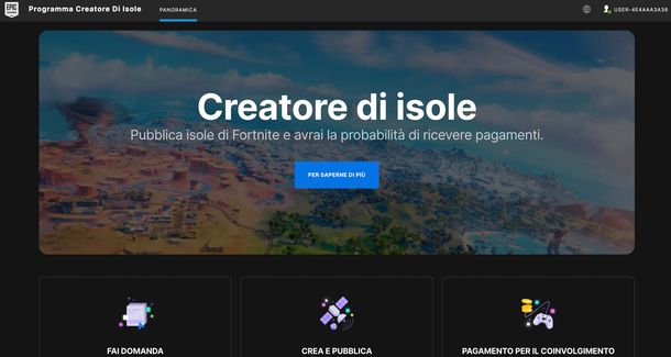 Fortnite Creatore di isole