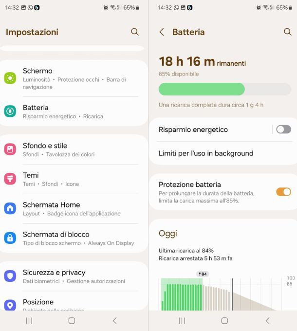 batteria android