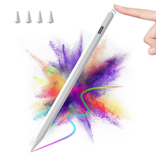 Penna Touch Ricaricabile Con Micro USB Penna Touch per Tablet Ipad