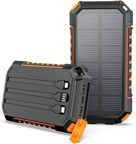 Caricatore solare usb 20w caricabatterie portatile con pannello solare  pieghevole per iphone smartphone android ipad tablet android 